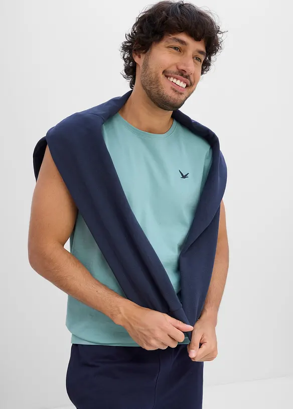 Singlet i 100% &oslash;kologisk bomull (2-pack), bonprix