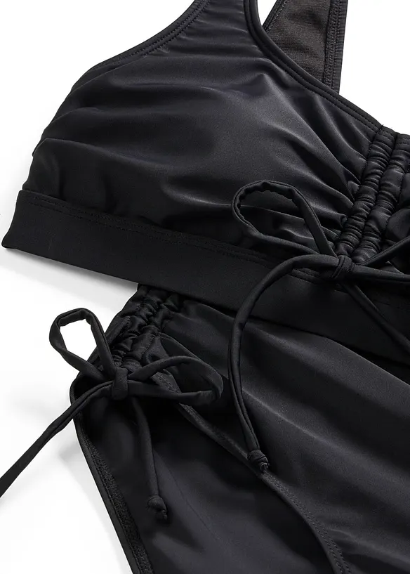 Bustier-bikini med knyteb&aring;nd (2-delt sett), bonprix