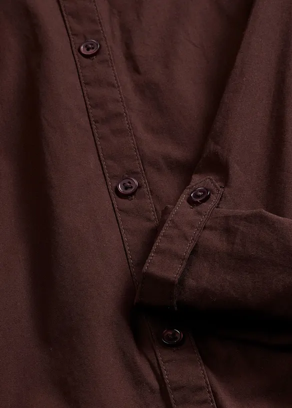 Skjortekjole i bomullspoplin, bonprix