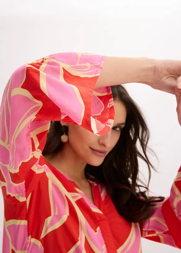 Tunikakjole i lett viskose, bonprix