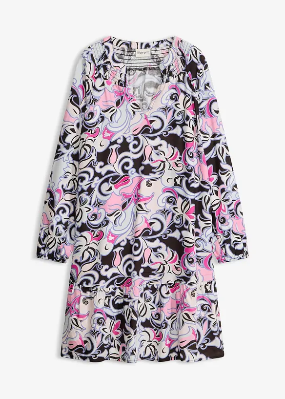 Tunikakjole i lett viskose, bonprix