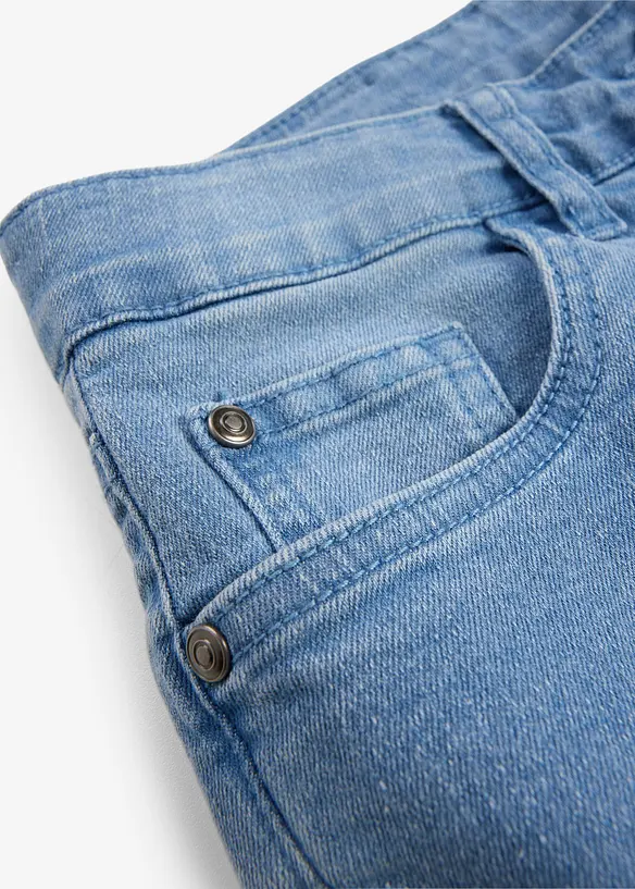 Caprijeans Mid Waist med regulerbar linning, bonprix