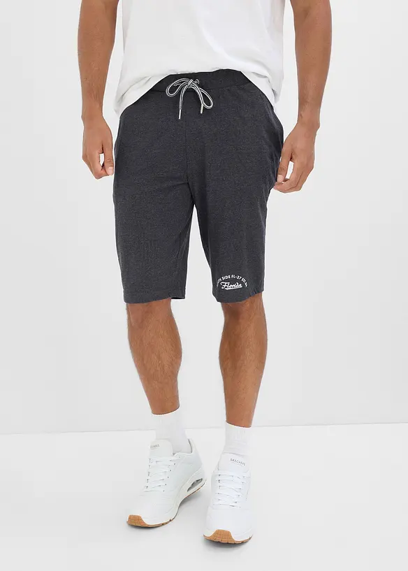 Jersey bermudashorts i 100% &oslash;kologisk bomull, bonprix