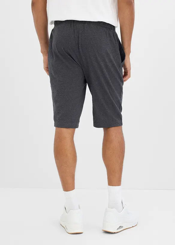 Jersey bermudashorts i 100% &oslash;kologisk bomull, bonprix