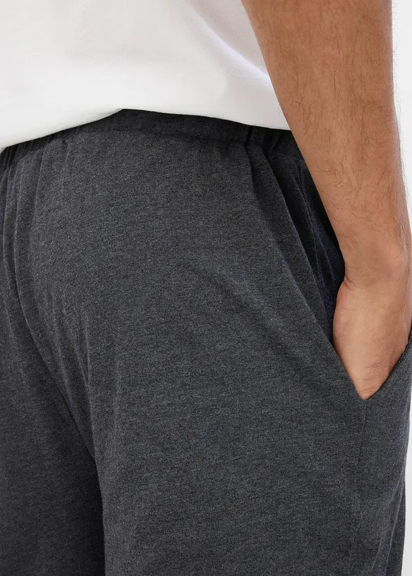 Jersey bermudashorts i 100% &oslash;kologisk bomull, bonprix