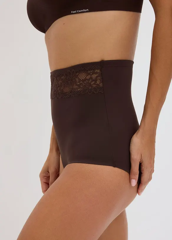 Light shape truse med h&oslash;y midje (2-pack), bonprix