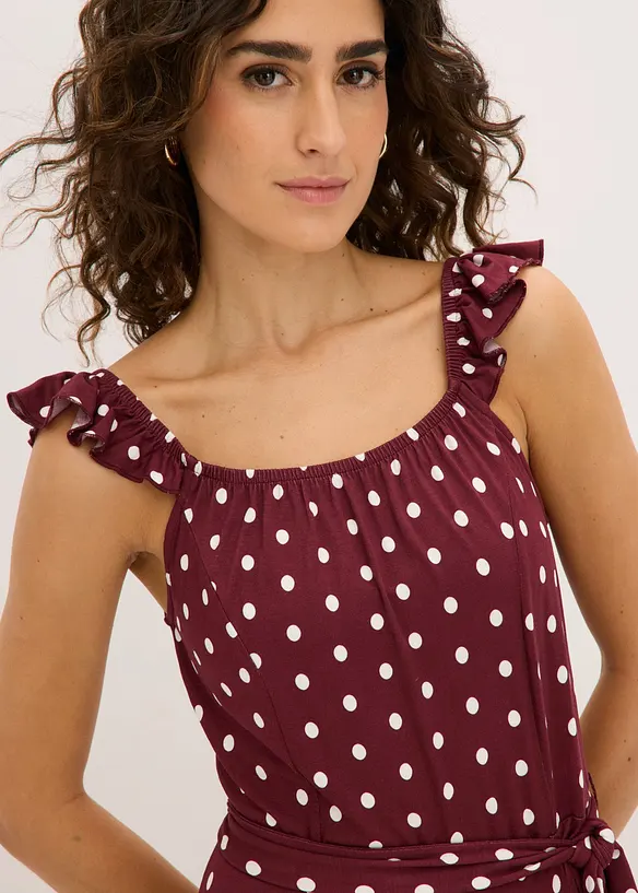 Maxikjole i klimasmart viskose, bonprix