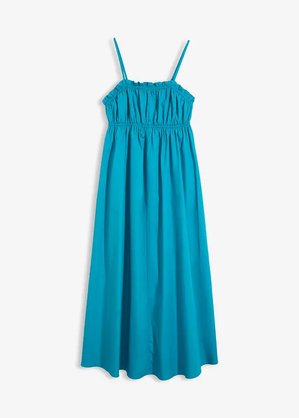 Stroppekjole i 100% &oslash;kologisk bomull, bonprix