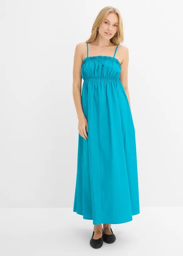 Stroppekjole i 100% &oslash;kologisk bomull, bonprix