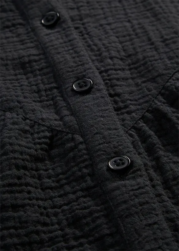 Kortermet musselinbluse, bonprix