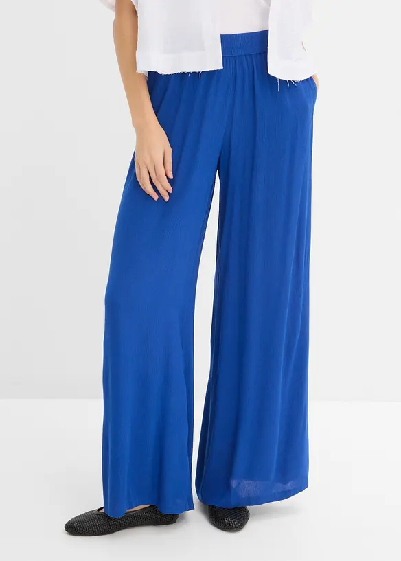 Pull on-bukse i lett viskose, bonprix