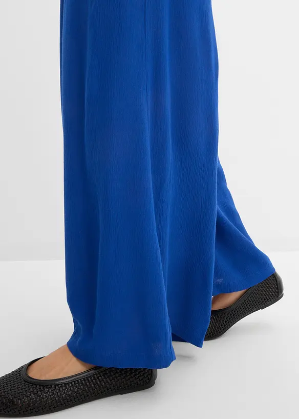 Pull on-bukse i lett viskose, bonprix