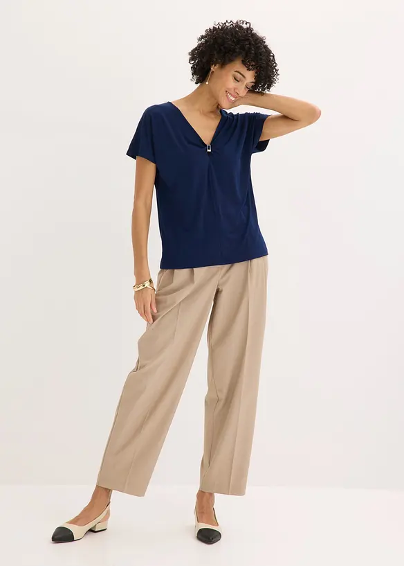 Topp med dekorativ ring, bonprix