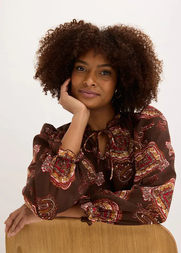 Chiffonkjole, bonprix