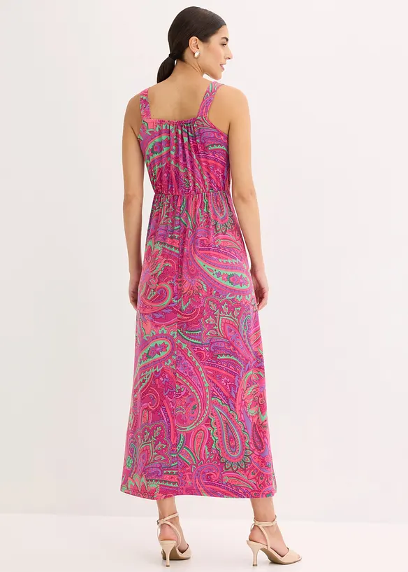 Maxikjole med dekorative smykkestener, bonprix