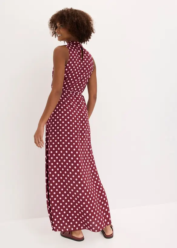 Maxikjole i viskoseblanding med pent fall, bonprix