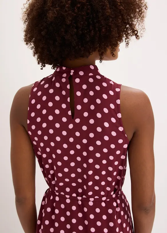 Maxikjole i viskoseblanding med pent fall, bonprix