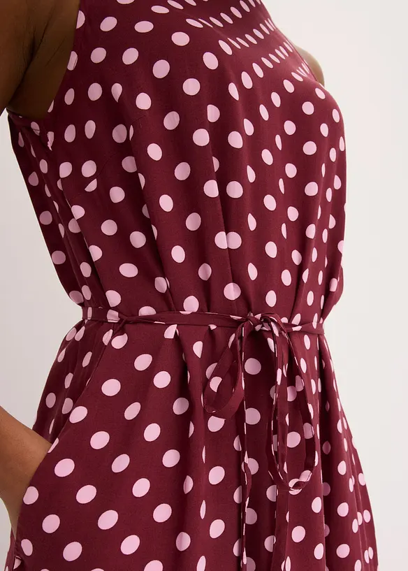 Maxikjole i viskoseblanding med pent fall, bonprix