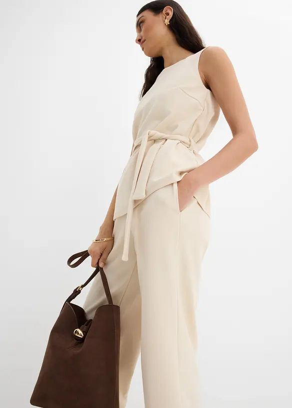 Culottebukse av pik&eacute;, bonprix