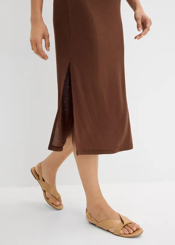 Lett strikkekjole av viskosemiks, bonprix