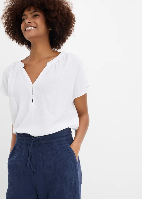 Bukse i lett musselin, bonprix