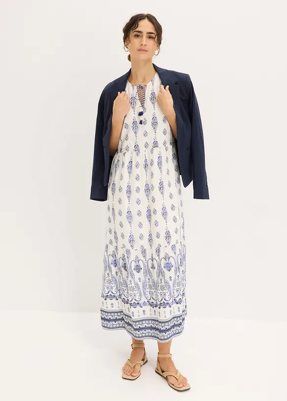 Maxikjole i viskose med pent fall, bonprix