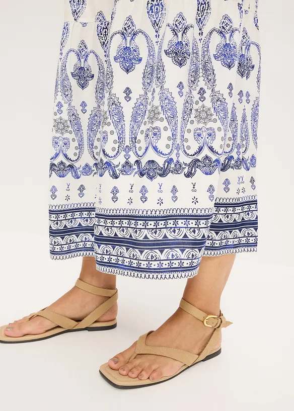 Maxikjole i viskose med pent fall, bonprix