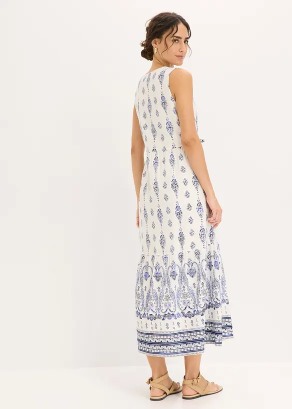 Maxikjole i viskose med pent fall, bonprix
