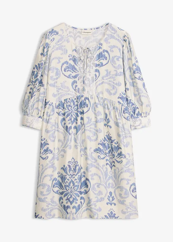 Minikjole i viskoseblanding, bonprix