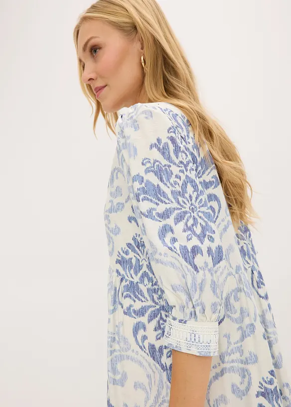 Minikjole i viskoseblanding, bonprix