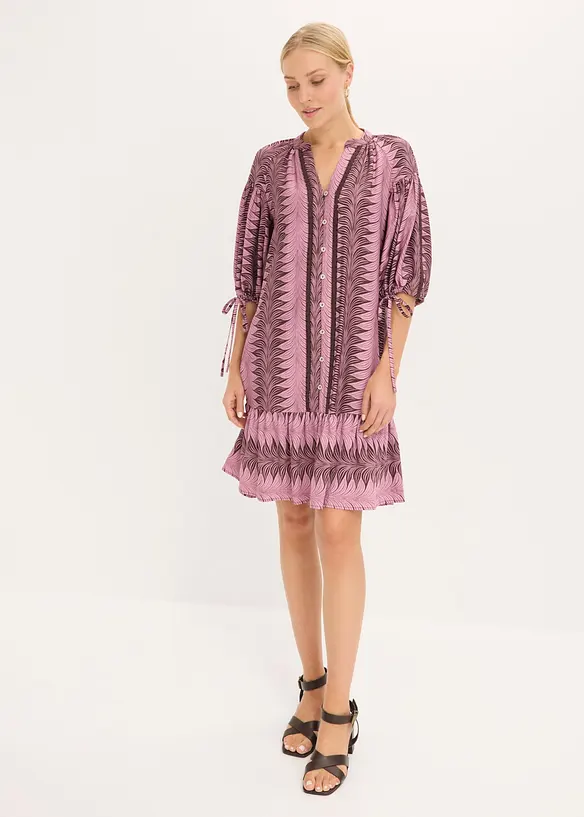 Minikjole i myk viskoseblanding, bonprix