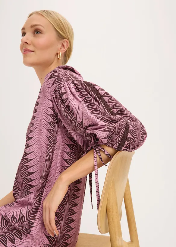 Minikjole i myk viskoseblanding, bonprix