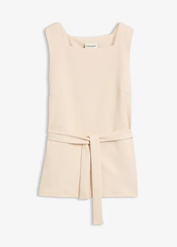 Pik&eacute;topp med knytebelte, bonprix