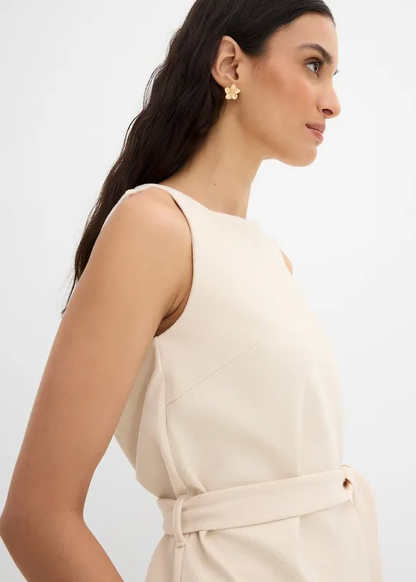 Pik&eacute;topp med knytebelte, bonprix