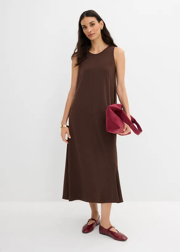 Midikjole i A-fasong, bonprix