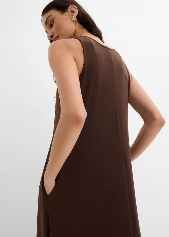 Midikjole i A-fasong, bonprix