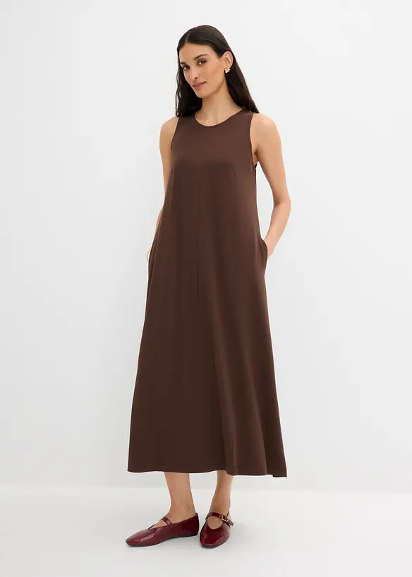 Midikjole i A-fasong, bonprix