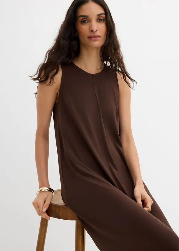 Midikjole i A-fasong, bonprix