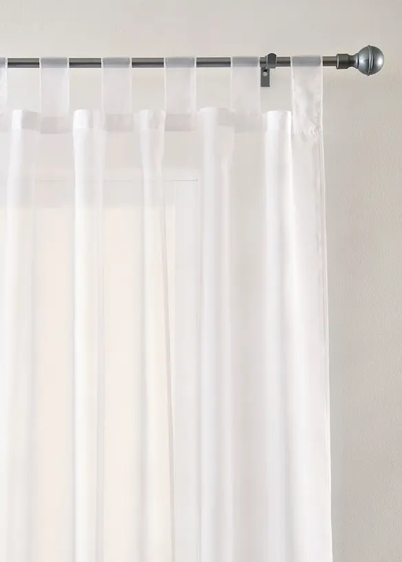 Gardiner i lett voile (2-pack), bonprix