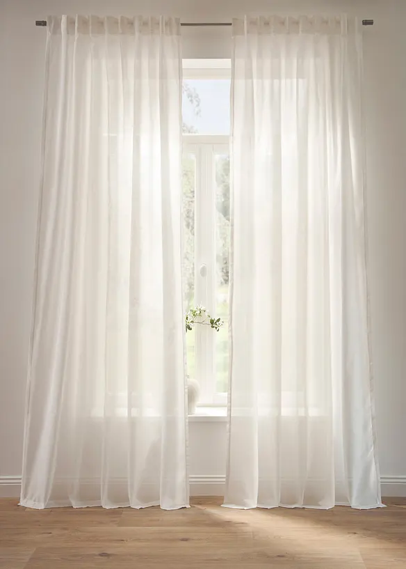 Gardiner i resirkulert materiale (2-pack), bonprix