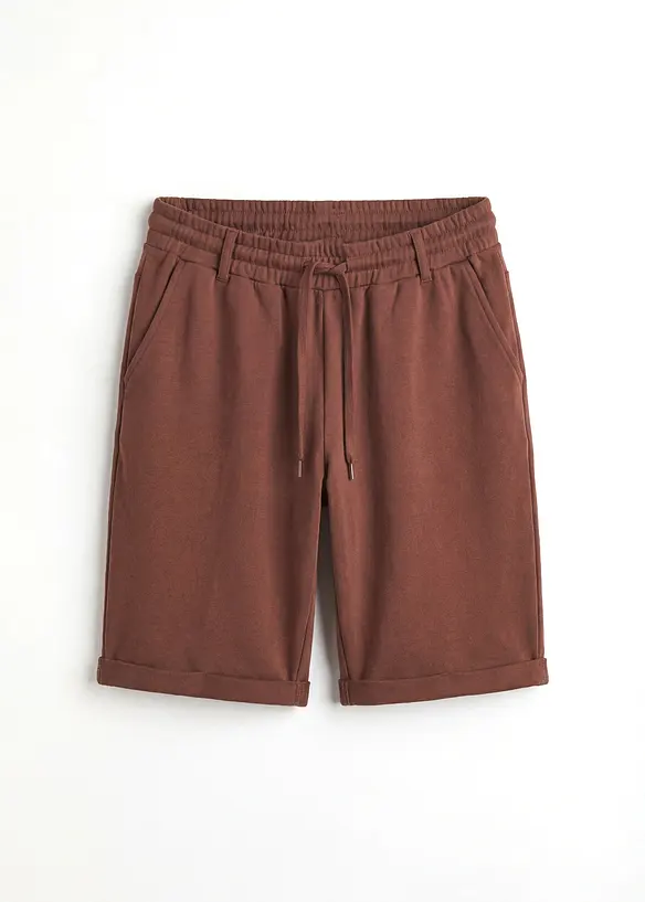 Sweat-bermudashorts av 100% &oslash;kologisk bomull, bonprix