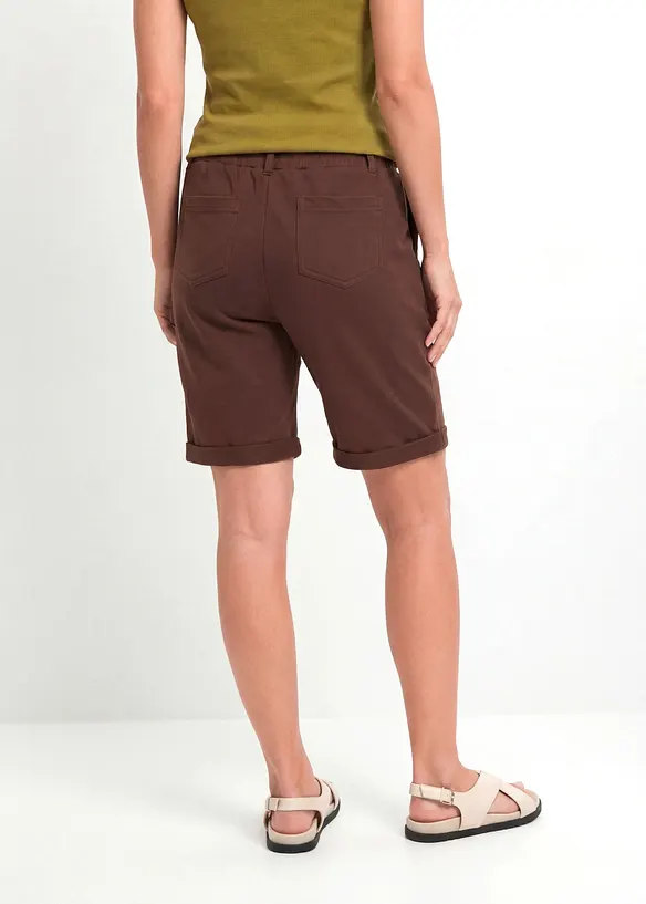 Sweat-bermudashorts av 100% &oslash;kologisk bomull, bonprix