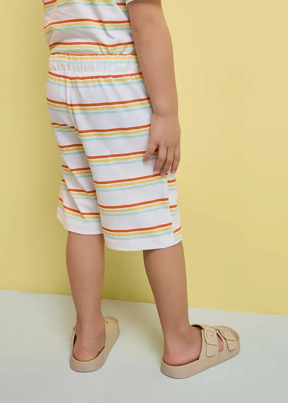 Jersey bermudashorts i 100% &oslash;kologisk bomull (3-pack), bonprix