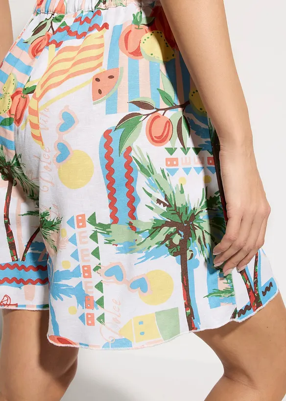 Strandshorts i viskoseblanding med pent fall, bonprix