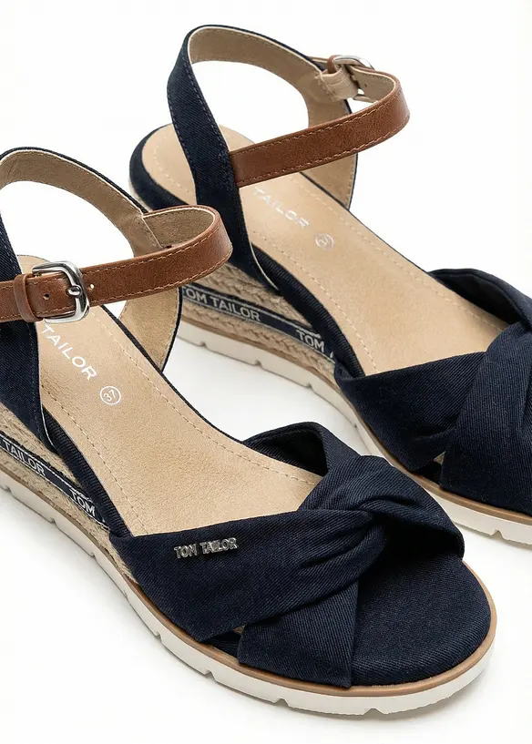 Kilesandaler i baststil fra Tom Tailor, Tom Tailor