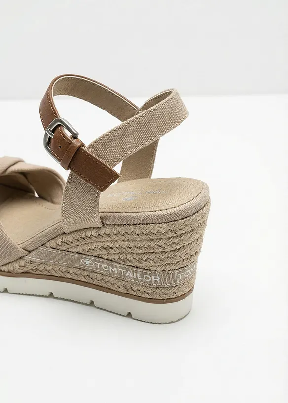Kilesandaler i baststil fra Tom Tailor, Tom Tailor