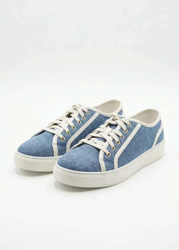 Sneakers i denimstil, bonprix