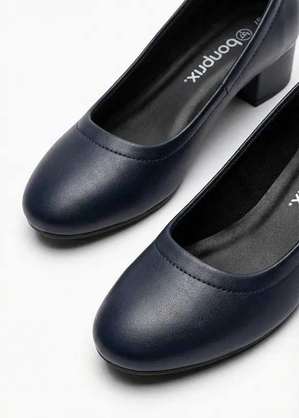 Pumps med blokkh&aelig;l, bonprix