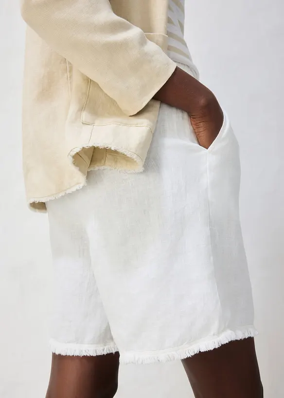 Bermudashorts i 100% lin, bonprix