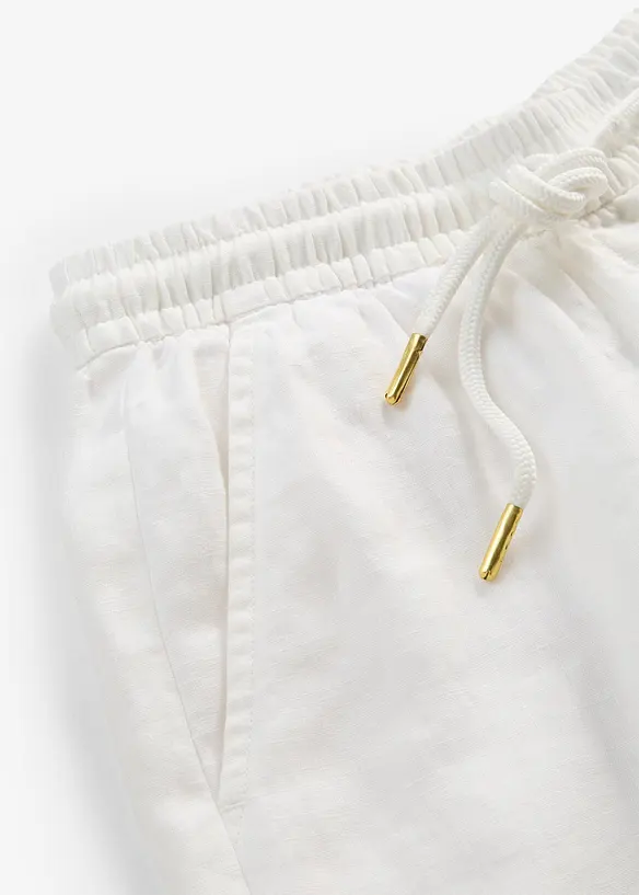 Bermudashorts i 100% lin, bonprix